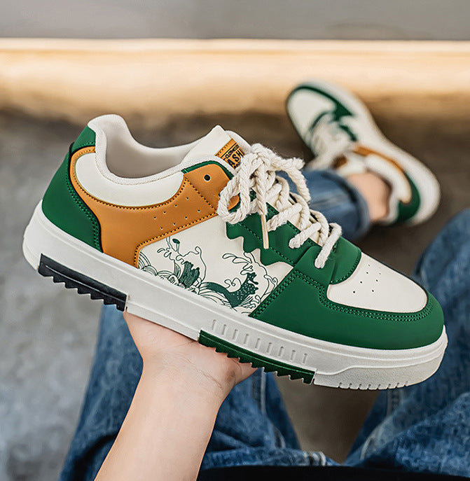 MS1071 - Retro Printed Casual Fashion Shoes