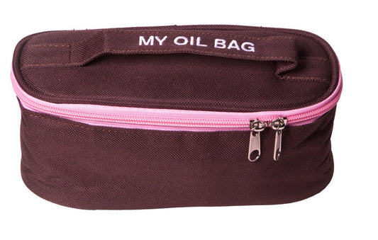 "My Oil Bag" Small Carrying Case Brown (Holds 12–24 Vials) at Your Oil Tools