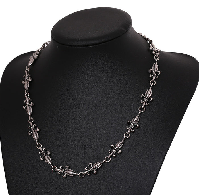 N2727 - American fashion exaggerated punk style retro Chain