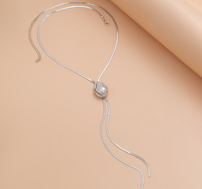N2756 - Baroque Pearl Hip-Hop Pendant