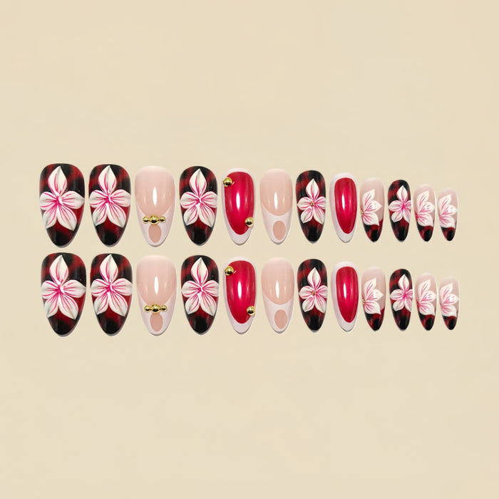 NA095 - 3D Style Elegant Fashion Nails