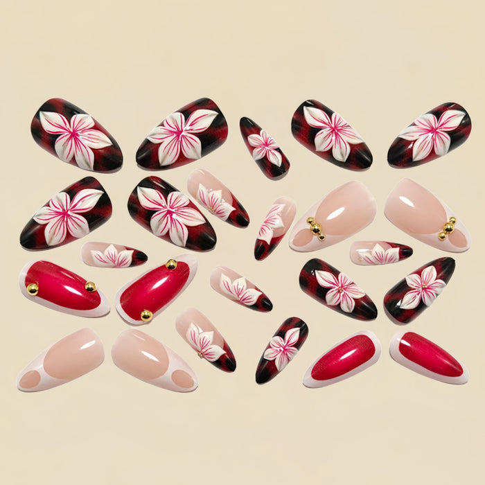 NA095 - 3D Style Elegant Fashion Nails