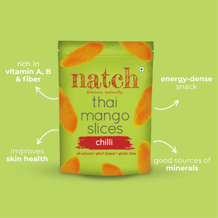 Natch Thai Mango Slices Chilli 150g