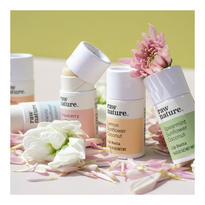 raw nature Lemon Sunflower Coconut Lip Butta _3