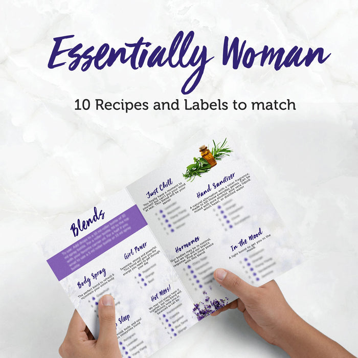NEW Essentially Woman Recipes & Labels DIY for Essential Oils at Your Oil Tools