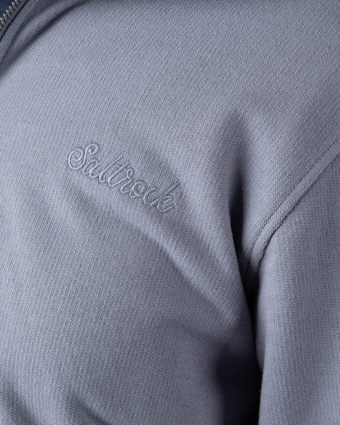 Nikka Womens Zip Hoodie in Blue