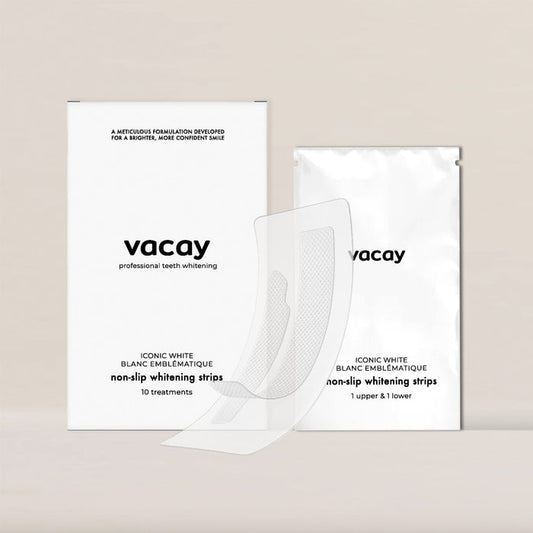 Non-Slip Teeth Whitening Strips - Iconic White