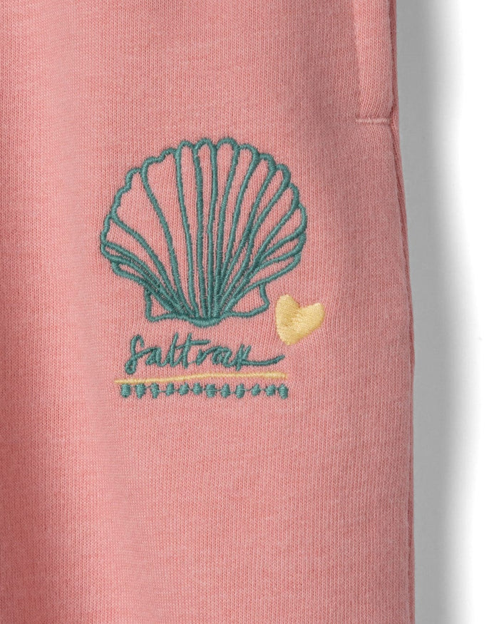 Norie Kids Wide Leg Joggers in Light Pink