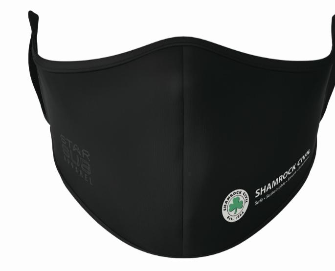Mask with Logo - Not for sale Mock up only / Min 50 - inc logo