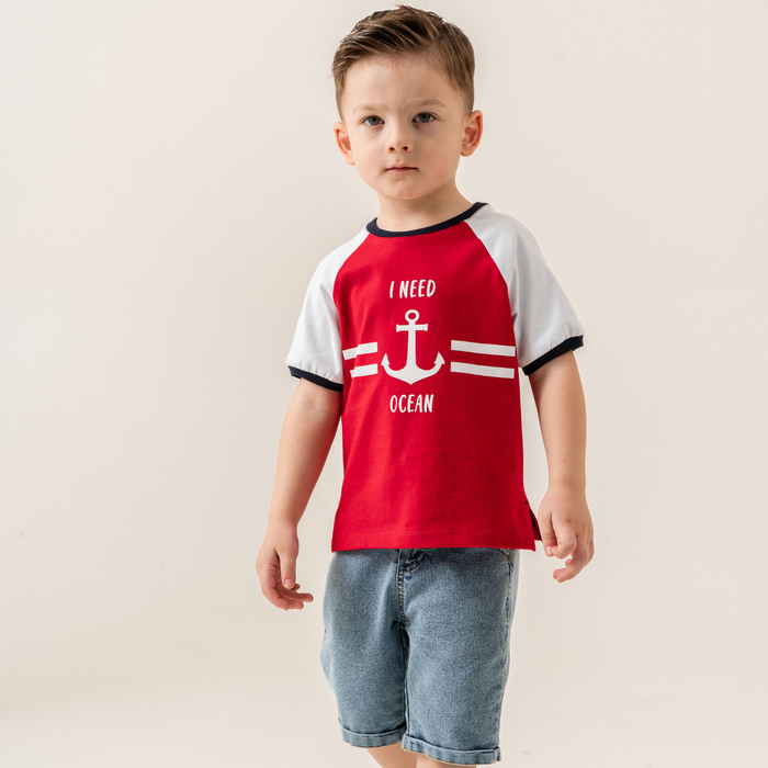 Ocean Anchor Boys Casual Set