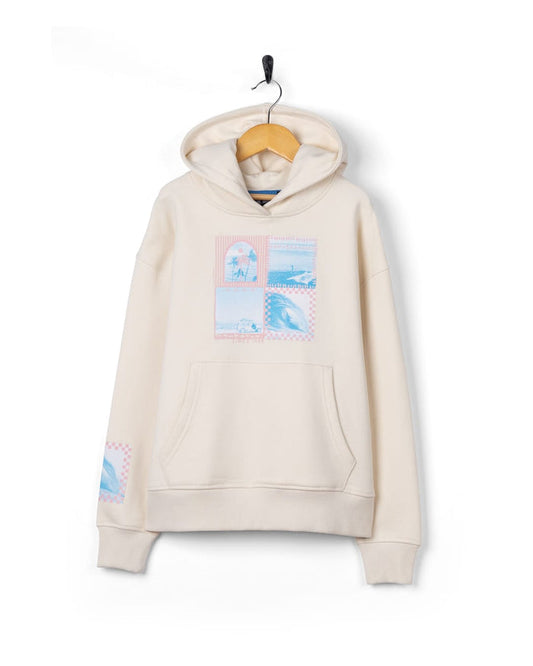 Offshore Kids Oversized Pop Hoodie in Cream