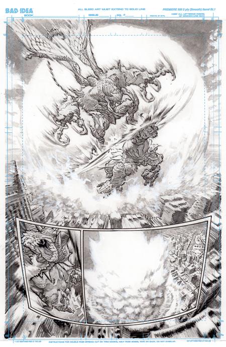 OLYMPUS SAGA MEGALITH #1 (OF 4) CVR G LEWIS LAROSA ORIGINAL ART EDITION 4 VAR