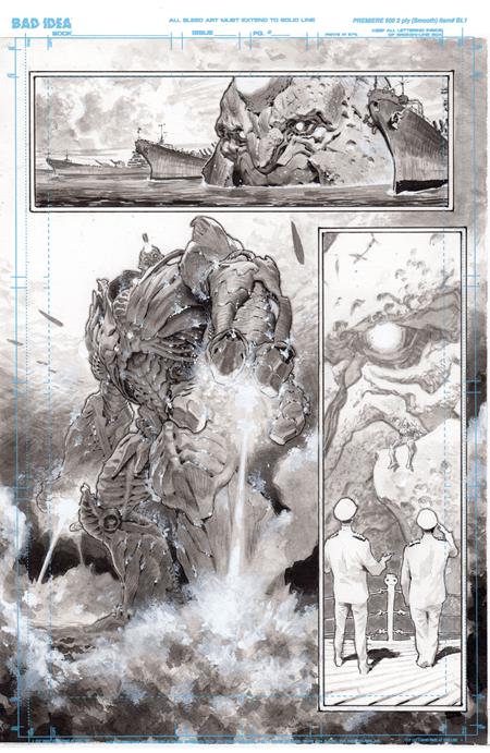 OLYMPUS SAGA MEGALITH #1 (OF 4) CVR Q LEWIS LAROSA ORIGINAL ART EDITION 14 VAR