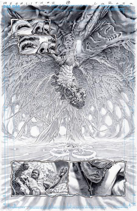 OLYMPUS SAGA MEGALITH #1 (OF 4) CVR Z LEWIS LAROSA ORIGINAL ART EDITION 23 VAR
