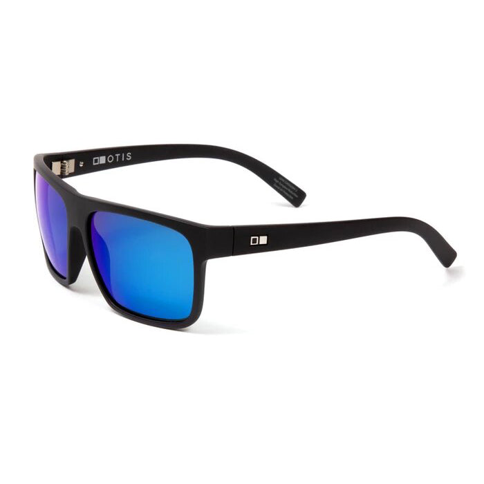 Otis After Dark Reflect Sunglasses - Black Matte Blue Mirror Polarized Sunglasses