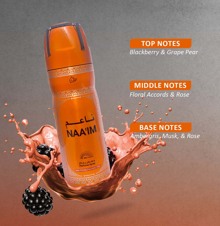 Otoori Naaim Body Spray for Men (Combo Pack of Two)