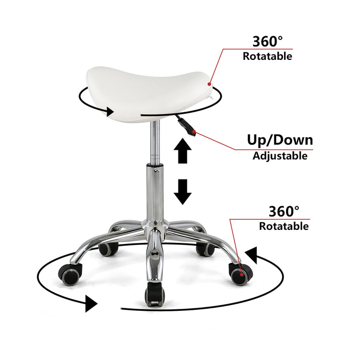 Pala Rolling Saddle Stool