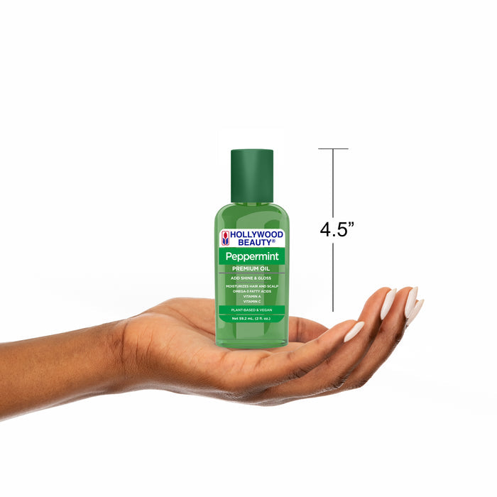 Peppermint Premium Oil for Hair, Scalp, and Skin - 2 fl oz