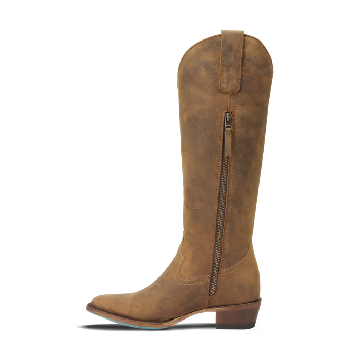 Plain Jane Boot - Burnt Caramel