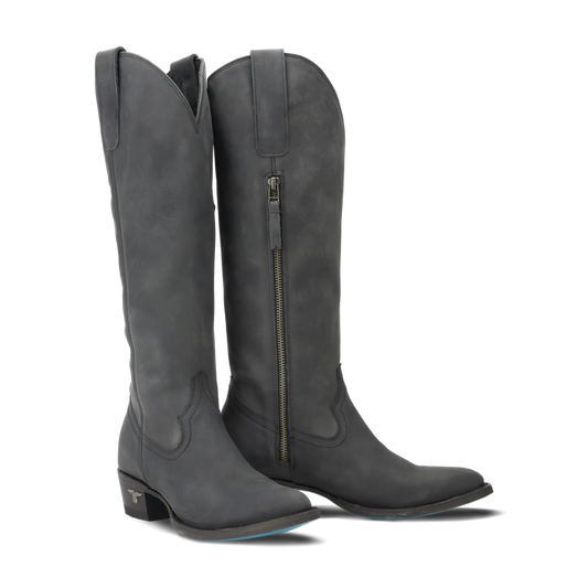 Plain Jane Boot - Matte Black