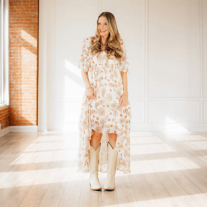 Plain Jane Boot - Pale Ivory