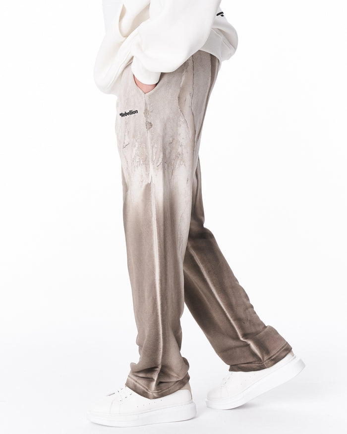 Rebellion Tie-Dye Oversized Sweatpants in Beige (6)