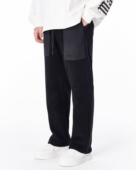 RebellionFire Street Style Black Fleece Sweatpants