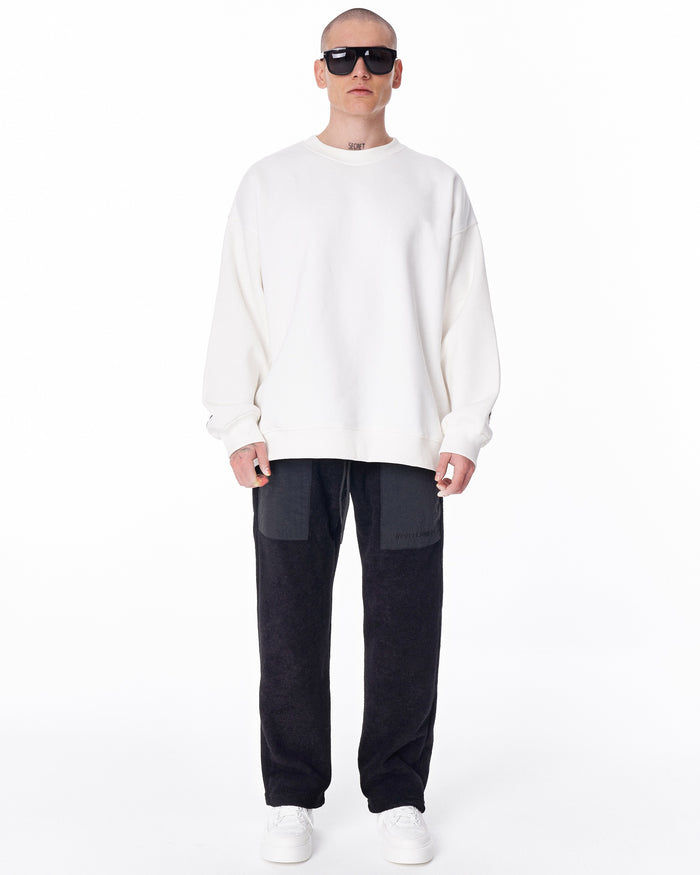 RebellionFire Street Style Black Fleece Sweatpants (3)
