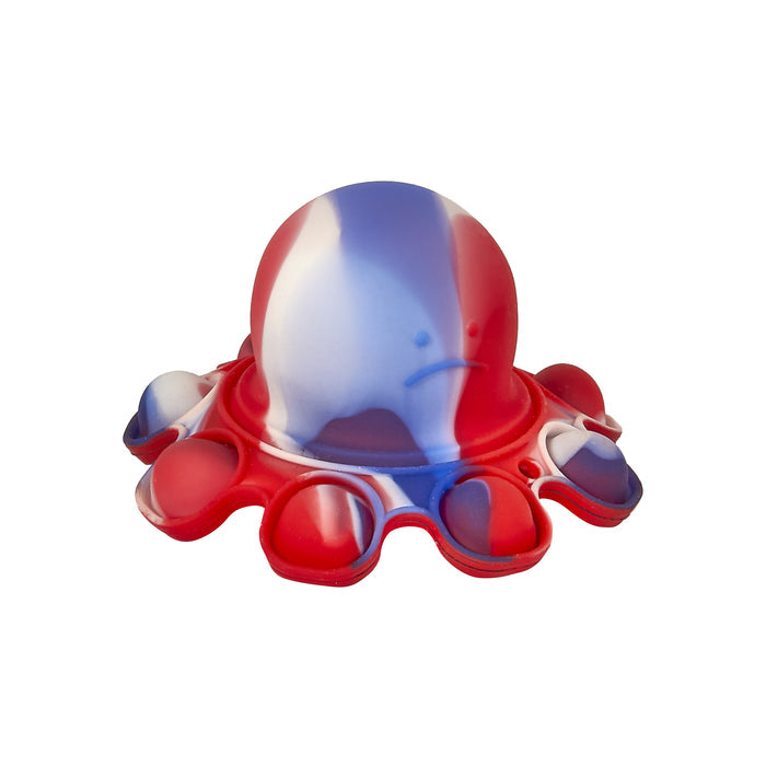 Red Tie Dye Octopus Bubble Pops  333966-RED TIE DYE