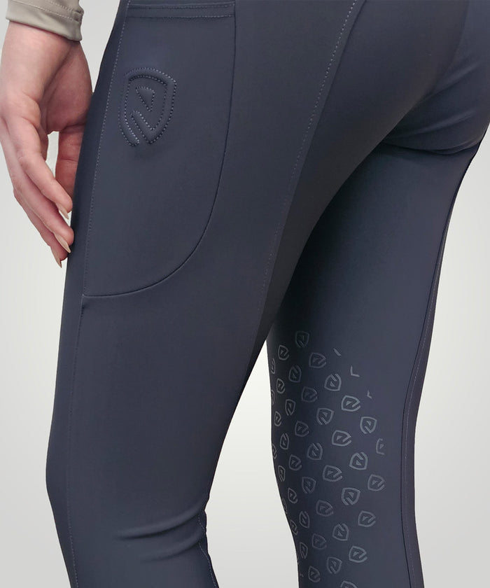 Reithose Luca Knie Grip anthrazit