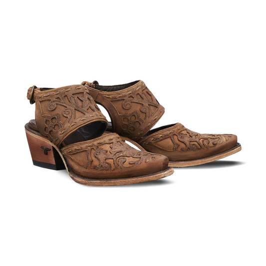 Robin Slingback Mule - Burnt Caramel