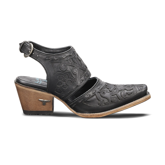 Robin Slingback Mule - Jet Black