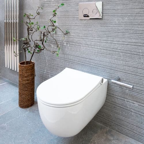 RONDO SMARTLINE Double Flush Plate - Chrome Plumbing Products Noken by Porcelanosa