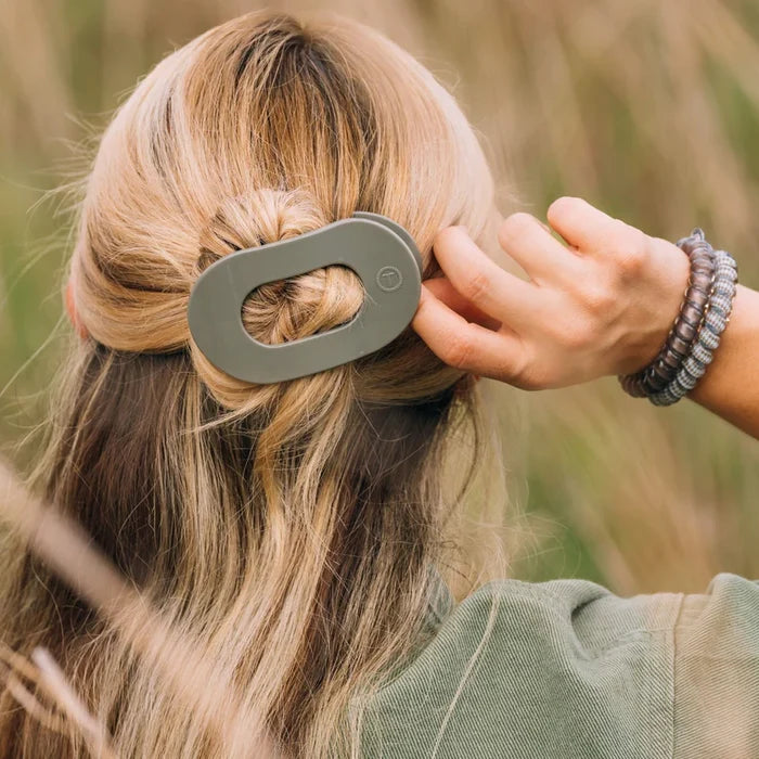 Sage It Ain't So Medium Flat Round Hair Clip