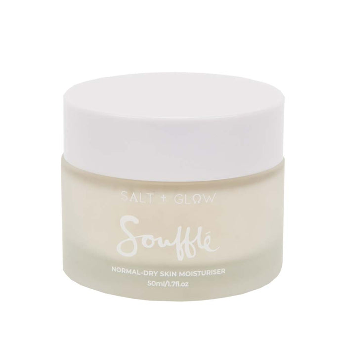 Salt and Glow Skin Souffle Moisturiser - Normal to Dry Skin - 50ml - L'Organic