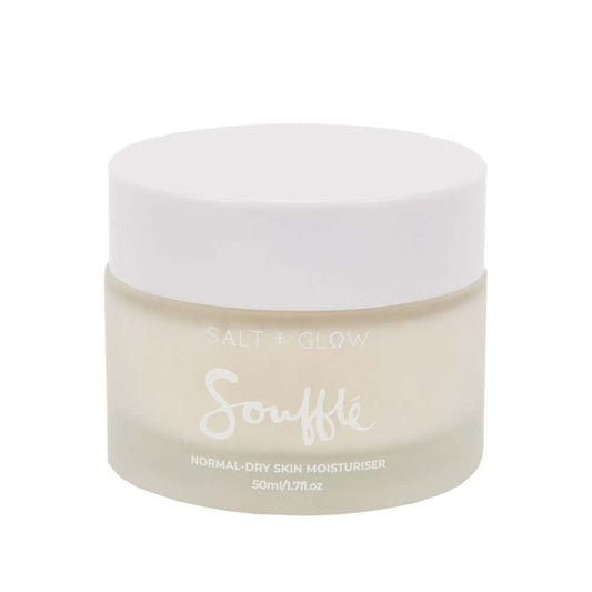 Salt and Glow Skin Souffle Moisturiser - Normal to Dry Skin - 50ml - L'Organic