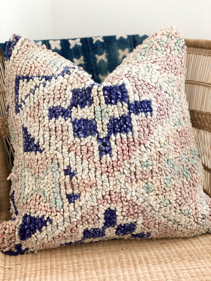 Scamper Vintage Beni MGuild Berber Carpet Pillow 20x20