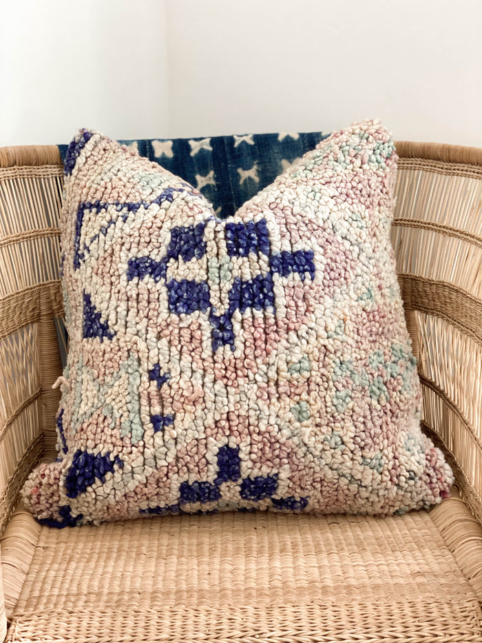 Scamper Vintage Beni MGuild Berber Carpet Pillow 20x20