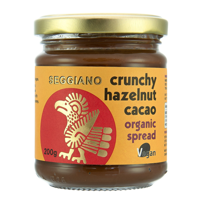 Seggiano Organic Crunchy Hazelnut Cacao Spread 200g