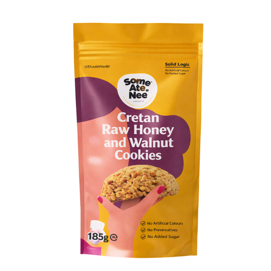 Seven Ate Nine Cretan Raw Honey & Walnut Cookies 185g