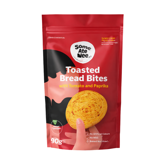 Seven Ate Nine Toasted Bread Bites Tomato & Paprika 90g