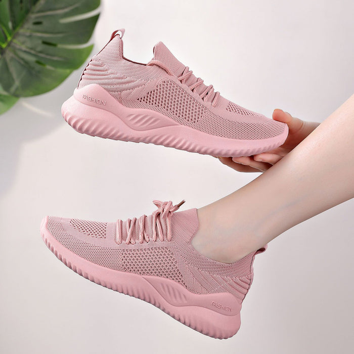 SH319 - Woven lace-up lazy shoes