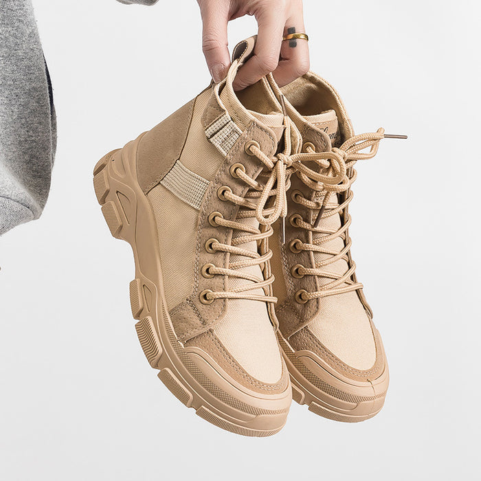 SH340 - Mid-high canvas shoes