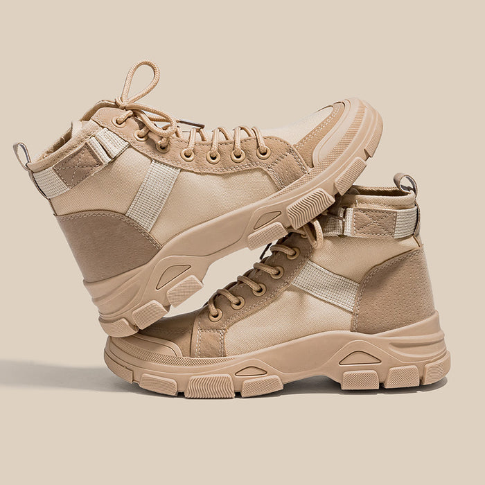SH340 - Mid-high canvas shoes
