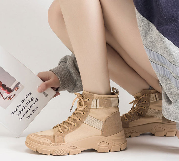 SH340 - Mid-high canvas shoes
