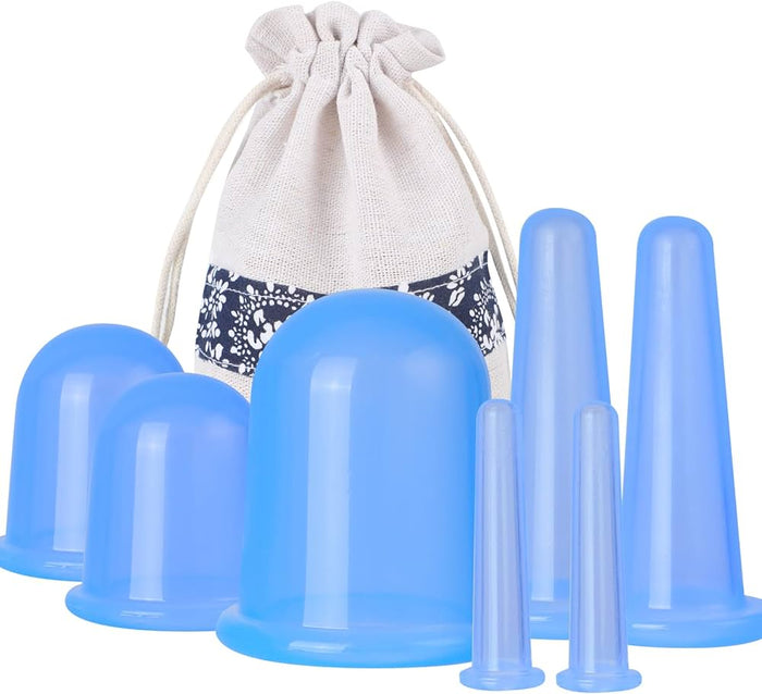 Silicone Cupping Set | 7pc BLUE