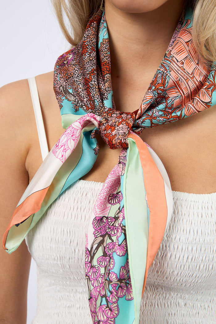 Silk Scarf Floral Dream Large