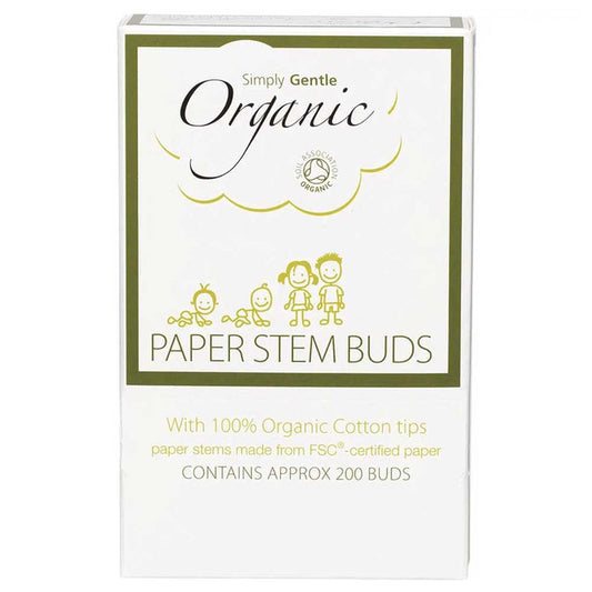 Simply Gentle Organic Cotton Buds - 200 Pack - L'Organic