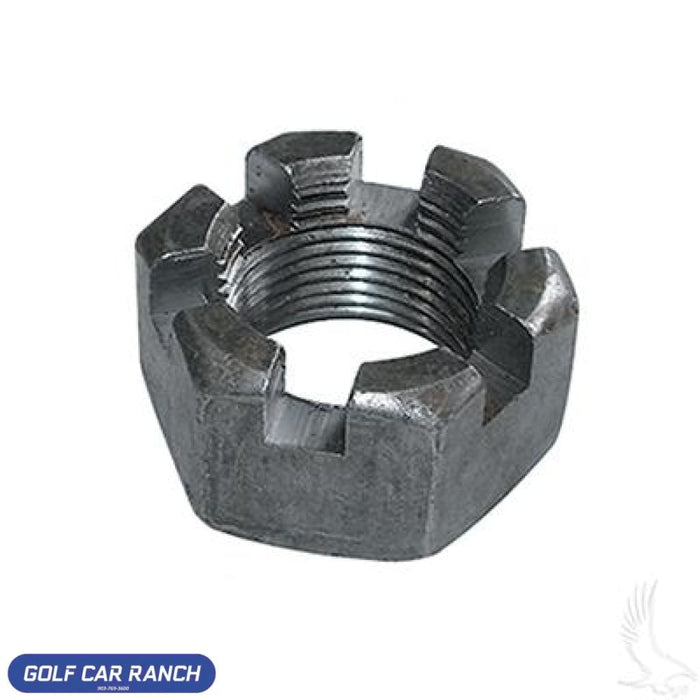 Slotted Nut Axle 1- 14 E-Z-Go Axle