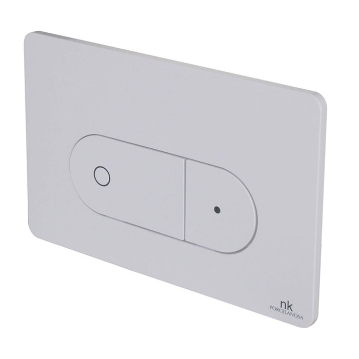 OVAL - Smart line double flush button white Standard Noken